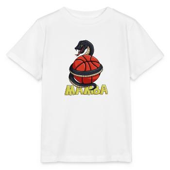 Basketball Mamba - Stanley/Stella Kinder T-Shirt MINI CREATOR  - Weiß - Vorne - Maike (125cm)