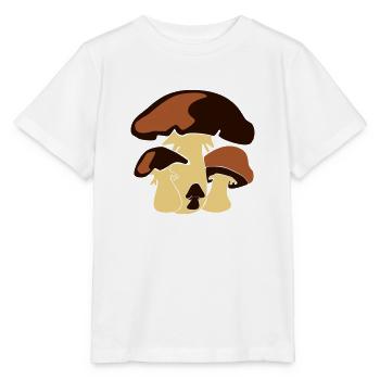 Quatre champignons - T-shirt bio MINI CREATOR Stanley/Stella Enfant - blanc - Devant - Maike (125cm)