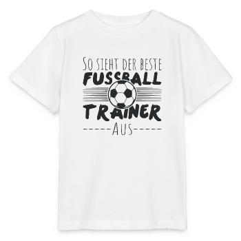 THIS IS WHAT THE BEST FOOTBALL COACH LOOKS LIKE - Stanley/Stella MINI CREATOR Kids’ T-Shirt - white - Front - Maike (125cm)