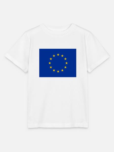 Flagge der Europäischen Union - Stanley/Stella Kinder T-Shirt MINI CREATOR  - Weiß