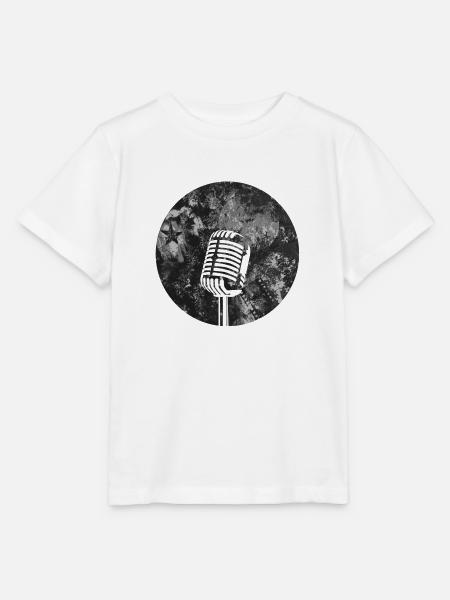 Mikrofon - Stanley/Stella Kinder T-Shirt MINI CREATOR - Weiß