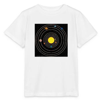 Solar system - Stanley/Stella MINI CREATOR Kids’ T-Shirt - white - Front - Maike (125cm)