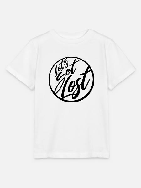 Lets Get Lost - Stanley/Stella Kinder T-Shirt MINI CREATOR  - Weiß