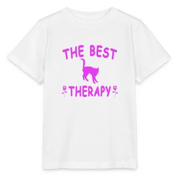 Chat - T-shirt bio MINI CREATOR Stanley/Stella Enfant - blanc - Devant - Maike (125cm)