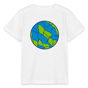 Planet Ball Cracks Pattern - Stanley/Stella MINI CREATOR Kids’ T-Shirt - white - Front - Maike (125cm)