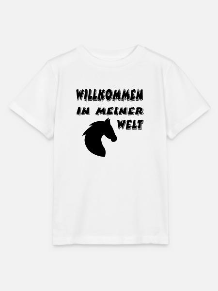 Pferd - Stanley/Stella Kinder T-Shirt MINI CREATOR  - Weiß