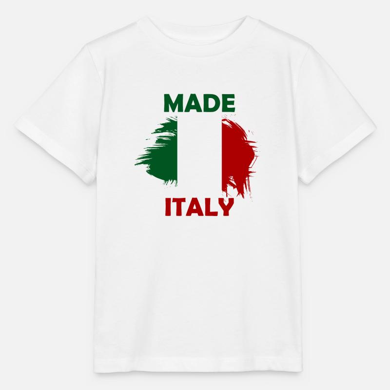 made in Italy - T-shirt bio MINI CREATOR Stanley/Stella Enfant - blanc