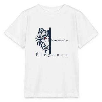 Élégance - T-shirt bio MINI CREATOR Stanley/Stella Enfant - blanc - Devant - Maike (125cm)