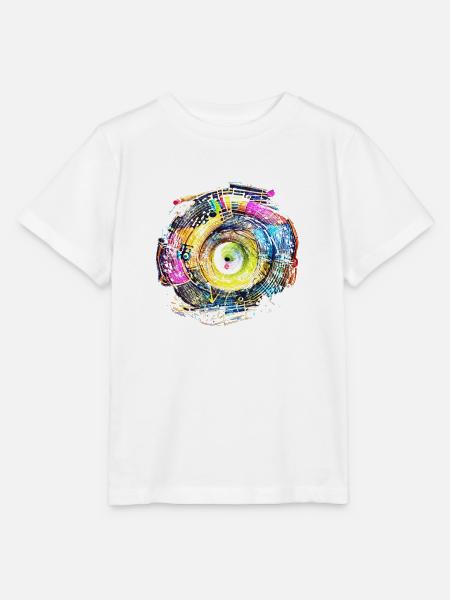 Music Circle - Stanley/Stella Kinder T-Shirt MINI CREATOR  - Weiß