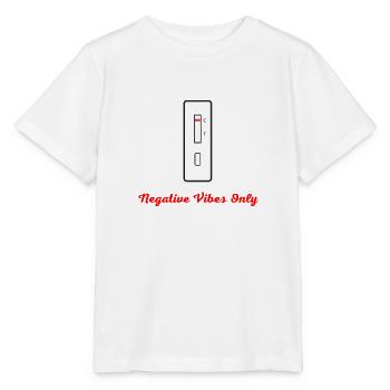 Negative Vibes Only - Stanley/Stella MINI CREATOR Kids’ T-Shirt - white - Front - Maike (125cm)