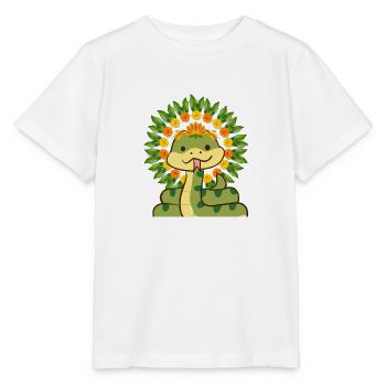 SERPENT sympa - T-shirt bio MINI CREATOR Stanley/Stella Enfant - blanc - Devant - Maike (125cm)