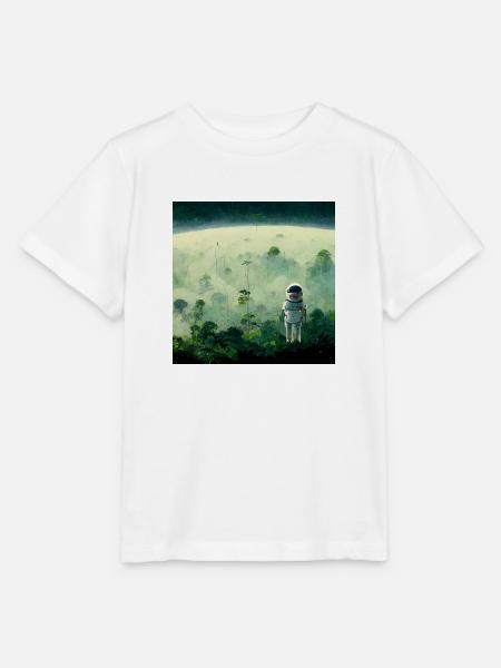 Lonely Voyager 012 - Stanley/Stella Kinder T-Shirt MINI CREATOR  - Weiß
