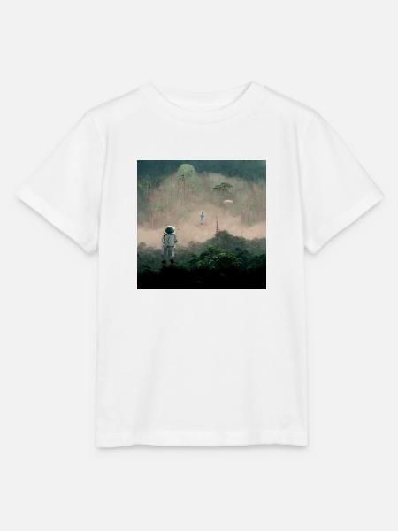 Lonely Voyager 019 - Stanley/Stella Kinder T-Shirt MINI CREATOR  - Weiß