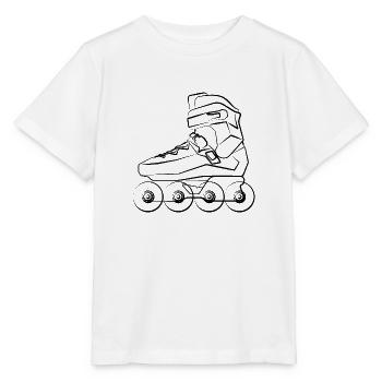 inlineskates inlineskate rollerblades rollerskates - Stanley/Stella MINI CREATOR Kids’ T-Shirt - white - Front - Maike (125cm)