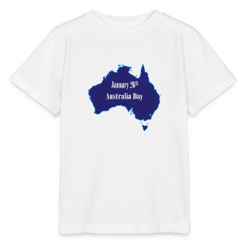 26. Januar Australia Day - Stanley/Stella Kinder T-Shirt MINI CREATOR  - Weiß - Vorne - Maike (125cm)