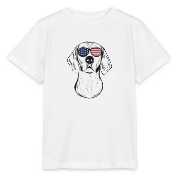 Amerikanischer Foxhound - Stanley/Stella Kinder T-Shirt MINI CREATOR  - Weiß - Vorne - Maike (125cm)