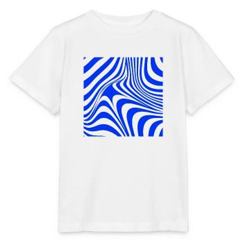 Blaue Meereswelle - Stanley/Stella Kinder T-Shirt MINI CREATOR  - Weiß - Vorne - Maike (125cm)