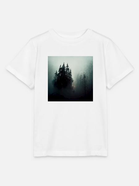 Dunkler Wald - Stanley/Stella Kinder T-Shirt MINI CREATOR  - Weiß