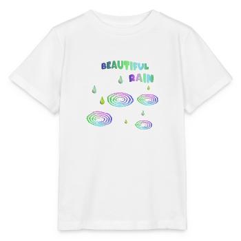 Beautiful Rain - Stanley/Stella MINI CREATOR Kids’ T-Shirt - white - Front - Maike (125cm)