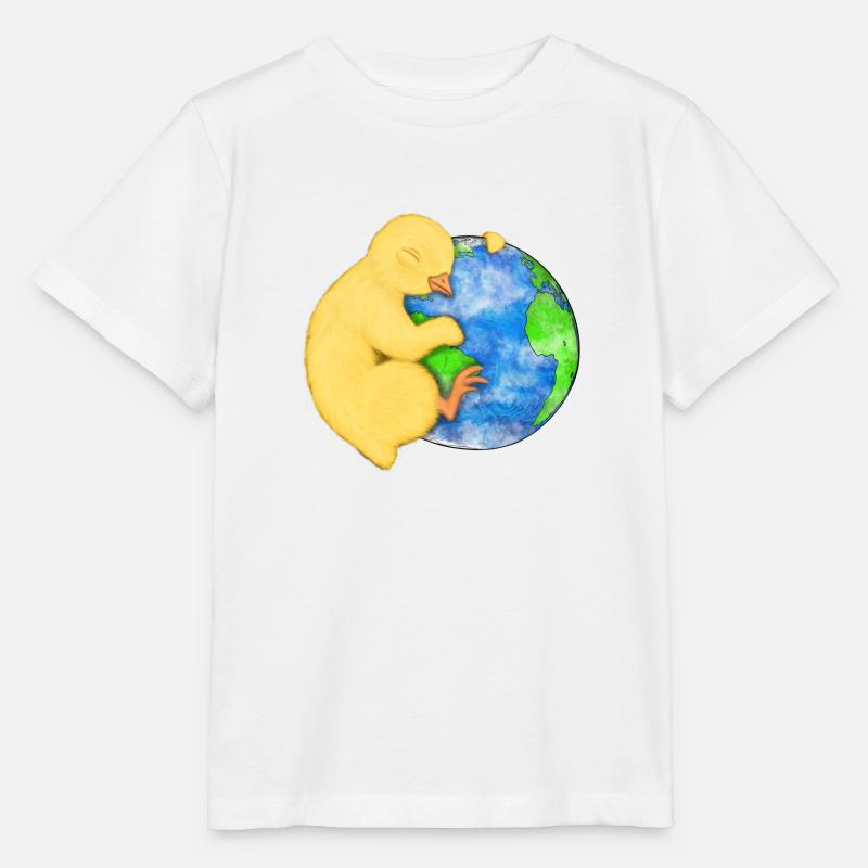 Terre et poulet - T-shirt bio MINI CREATOR Stanley/Stella Enfant - blanc