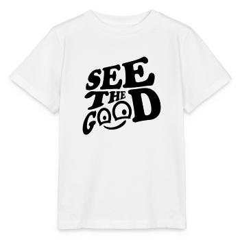 voir la bonne citation - T-shirt bio MINI CREATOR Stanley/Stella Enfant - blanc - Devant - Maike (125cm)