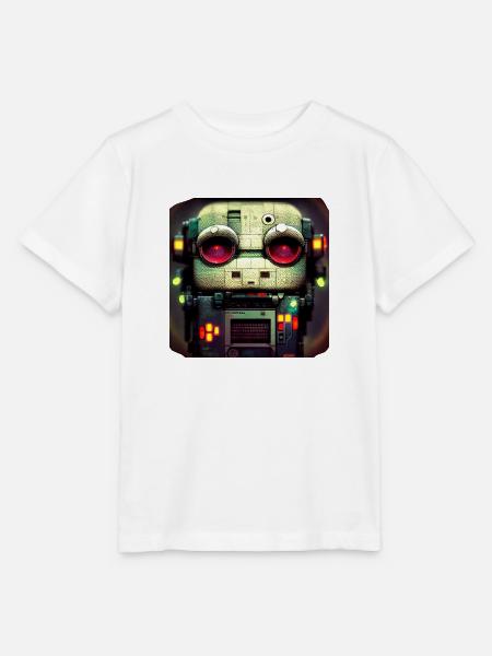 Virtueller Roboter - Stanley/Stella Kinder T-Shirt MINI CREATOR - Weiß