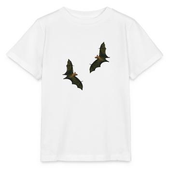 tanzende Flughunde - Stanley/Stella Kinder T-Shirt MINI CREATOR  - Weiß - Vorne - Maike (125cm)