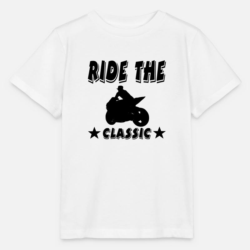 Motorrad - Stanley/Stella Kinder T-Shirt MINI CREATOR  - Weiß
