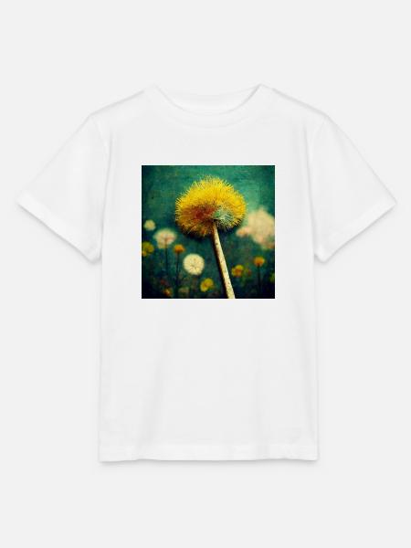 Löwenzahn Bild - Stanley/Stella Kinder T-Shirt MINI CREATOR - Weiß