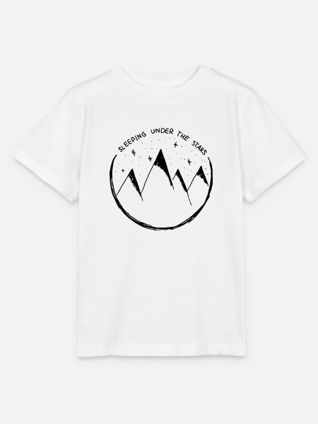 SLEEPING UNDER THE STARS - Stanley/Stella Kinder T-Shirt MINI CREATOR  - Weiß