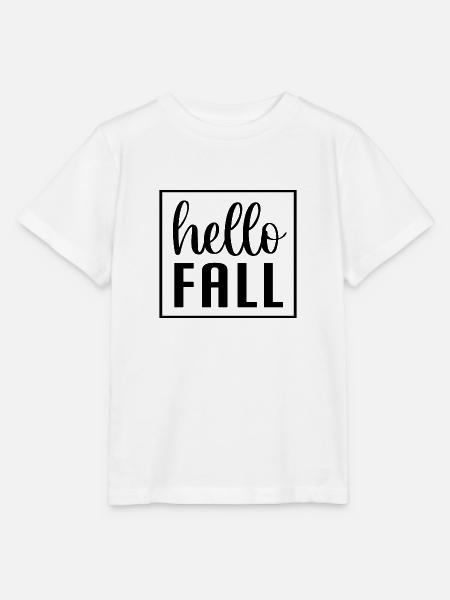 Hello Fall - Stanley/Stella Kinder T-Shirt MINI CREATOR - Weiß