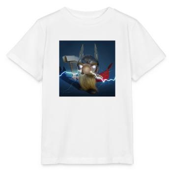 XList Wikingergott Thor - Stanley/Stella Kinder T-Shirt MINI CREATOR  - Weiß - Vorne - Maike (125cm)