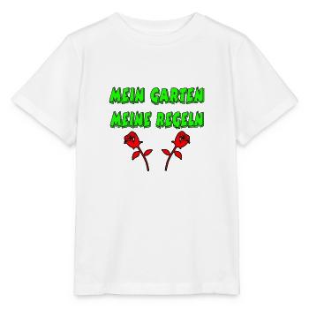 Garten - Stanley/Stella Kinder T-Shirt MINI CREATOR  - Weiß - Vorne - Maike (125cm)