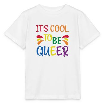It's Cool To Be Queer - Stanley/Stella MINI CREATOR Kids’ T-Shirt - white - Front - Maike (125cm)