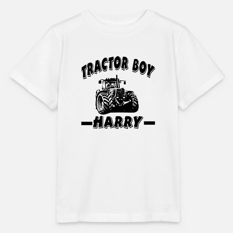 Traktor - Stanley/Stella Kinder T-Shirt MINI CREATOR  - Weiß