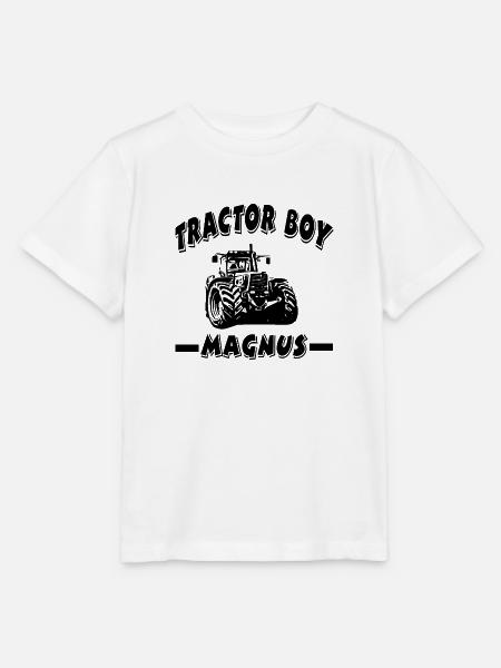 Traktor - Stanley/Stella Kinder T-Shirt MINI CREATOR  - Weiß