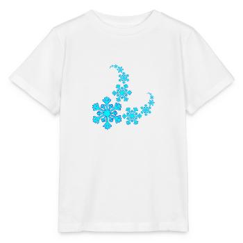 Snowflake Spiral - Stanley/Stella MINI CREATOR Kids’ T-Shirt - white - Front - Maike (125cm)