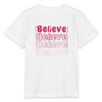 Croire - T-shirt bio MINI CREATOR Stanley/Stella Enfant - blanc - Devant - Maike (125cm)