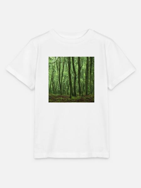 lonely green woods - Stanley/Stella Kinder T-Shirt MINI CREATOR - Weiß