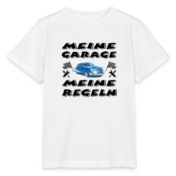 Garage - Stanley/Stella Kinder T-Shirt MINI CREATOR  - Weiß - Vorne - Maike (125cm)