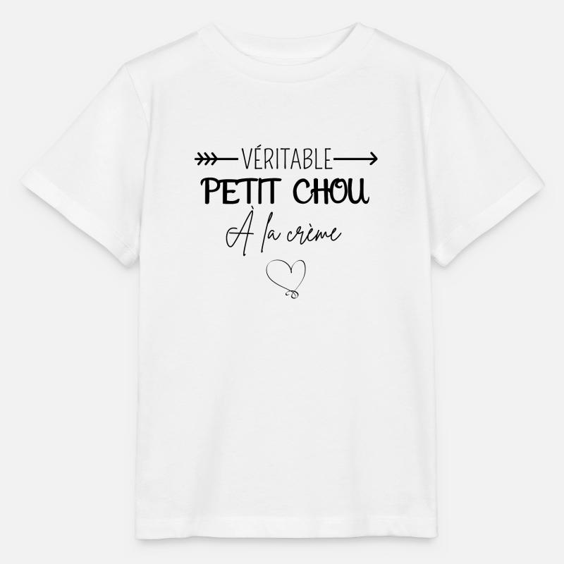 Véritable petit chou à la crème - T-shirt bio MINI CREATOR Stanley/Stella Enfant - blanc
