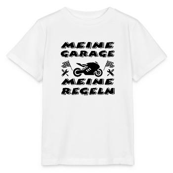 Garage - Stanley/Stella Kinder T-Shirt MINI CREATOR  - Weiß - Vorne - Maike (125cm)