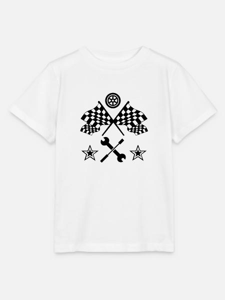Auto - Stanley/Stella Kinder T-Shirt MINI CREATOR  - Weiß