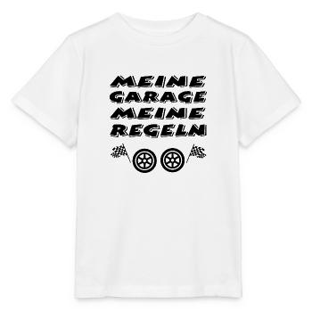 Garage - Stanley/Stella Kinder T-Shirt MINI CREATOR  - Weiß - Vorne - Maike (125cm)