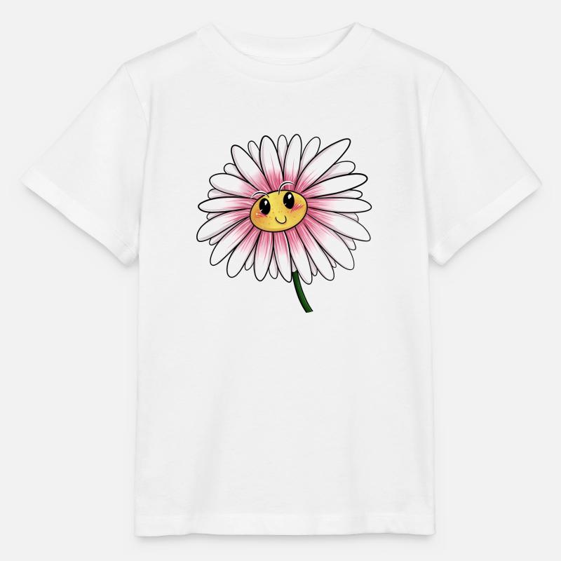 Gänseblümchen - Stanley/Stella Kinder T-Shirt MINI CREATOR  - Weiß