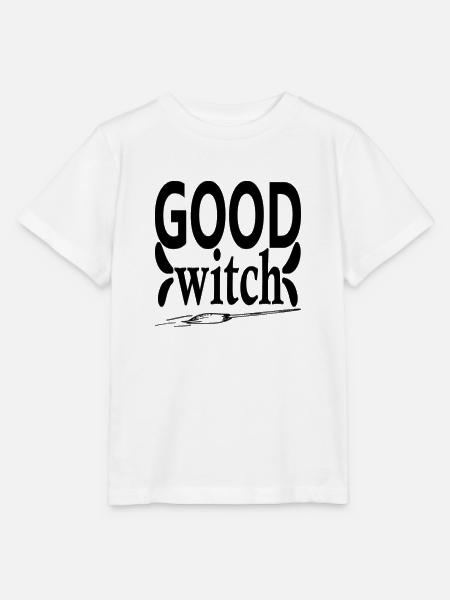 Good Witch - Stanley/Stella Kinder T-Shirt MINI CREATOR  - Weiß