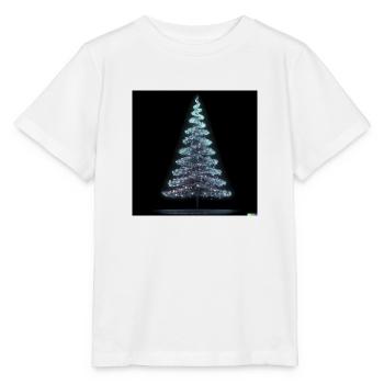 Modern Christmas Tree - Stanley/Stella MINI CREATOR Kids’ T-Shirt - white - Front - Maike (125cm)