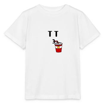 un gars qui boit - T-shirt bio MINI CREATOR Stanley/Stella Enfant - blanc - Devant - Maike (125cm)