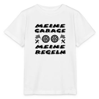 Garage - Stanley/Stella Kinder T-Shirt MINI CREATOR  - Weiß - Vorne - Maike (125cm)