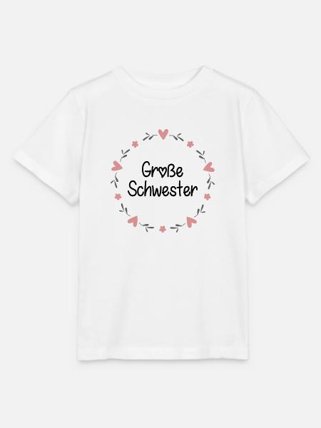 Große Schwester - Stanley/Stella Kinder T-Shirt MINI CREATOR - Weiß